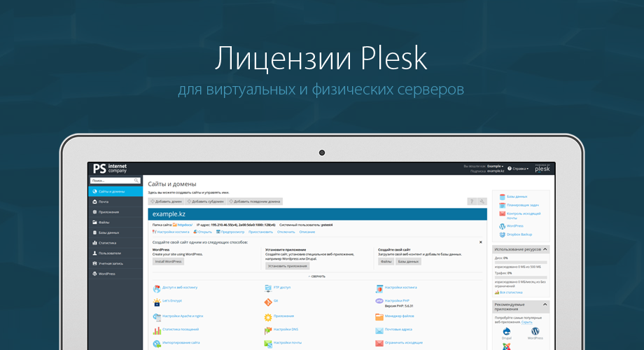Лицензии Plesk для сисадминов, интернет-агентств и хостинг-провайдеров